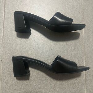 Block heel, size US 7 women, worn once